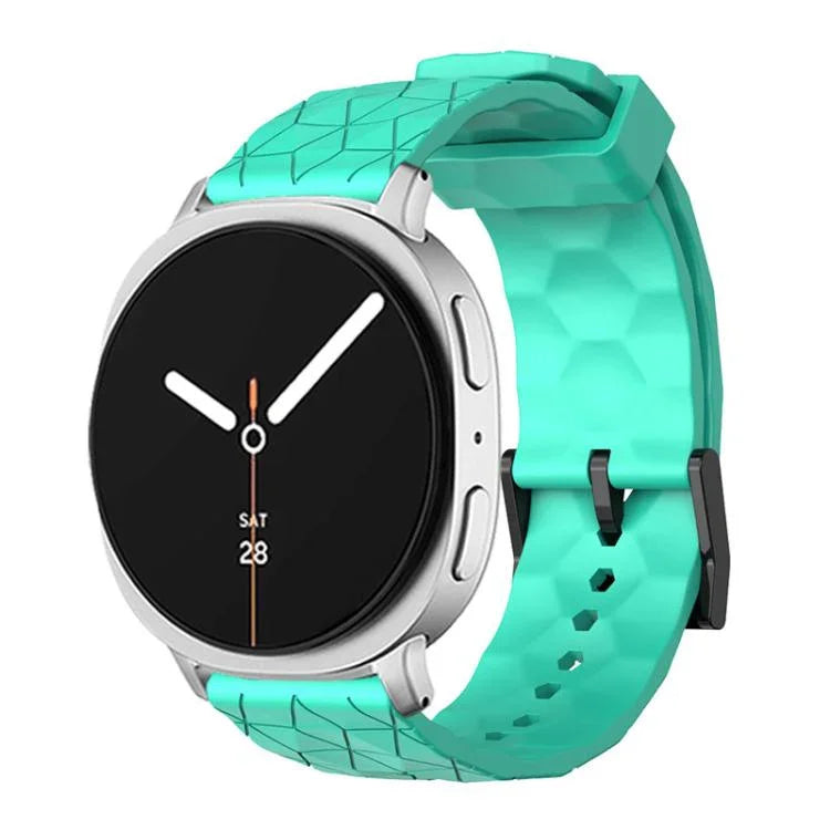 Bracelet de montre en silicone à texture de football de couleur unie, pour Samsung Galaxy Watch8 / Watch8 Classic