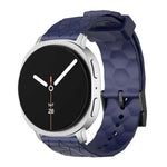 Bracelet de montre en silicone à texture de football de couleur unie, pour Samsung Galaxy Watch8 / Watch8 Classic