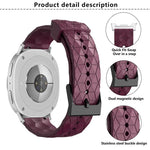 Bracelet de montre en silicone à texture de football de couleur unie, pour Samsung Galaxy Watch8 / Watch8 Classic