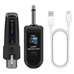 K1 Convertisseur micro dynamique filaire vers micro sans fil pour micro portable, 1 émetteur + 1 récepteur