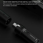 K1 Convertisseur micro dynamique filaire vers micro sans fil pour micro portable, 1 émetteur + 1 récepteur