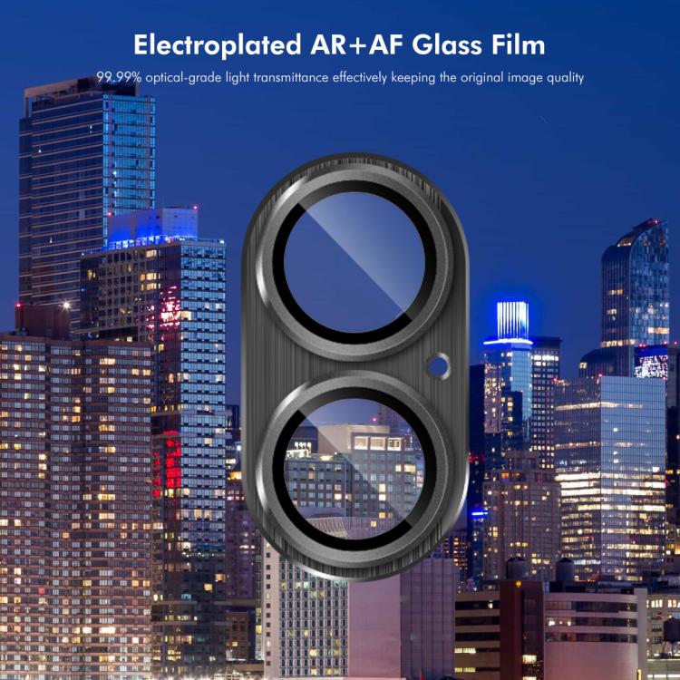 Film en verre trempé ENKAY pour objectif d'appareil photo, anti-reflet, en alliage d'aluminium brossé, pour iPhone 17