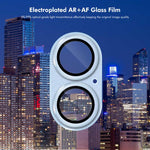 Film en verre trempé en alliage d'aluminium mat anti-reflet pour objectif d'appareil photo ENKAY, pour iPhone 17