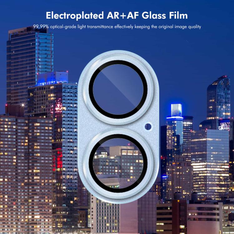 Film en verre trempé en alliage d'aluminium mat anti-reflet pour objectif d'appareil photo ENKAY, pour iPhone 17