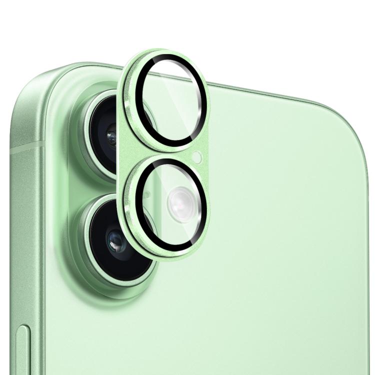 Film en verre trempé en alliage d'aluminium mat anti-reflet pour objectif d'appareil photo ENKAY, pour iPhone 17
