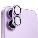 Film en verre trempé en alliage d'aluminium mat anti-reflet pour objectif d'appareil photo ENKAY, pour iPhone 17