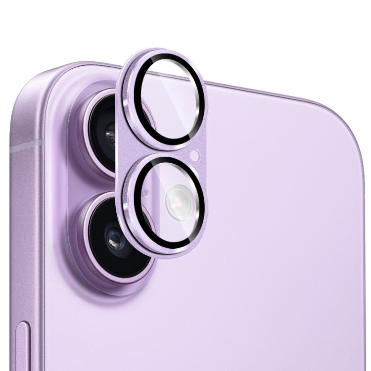 Film en verre trempé en alliage d'aluminium mat anti-reflet pour objectif d'appareil photo ENKAY, pour iPhone 17