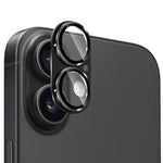 Film de protection d'objectif en verre trempé en alliage d'aluminium texturé ENKAY CD, pour iPhone 17
