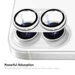 Film de protection d'objectif en verre trempé en alliage d'aluminium texturé ENKAY CD, pour iPhone 17