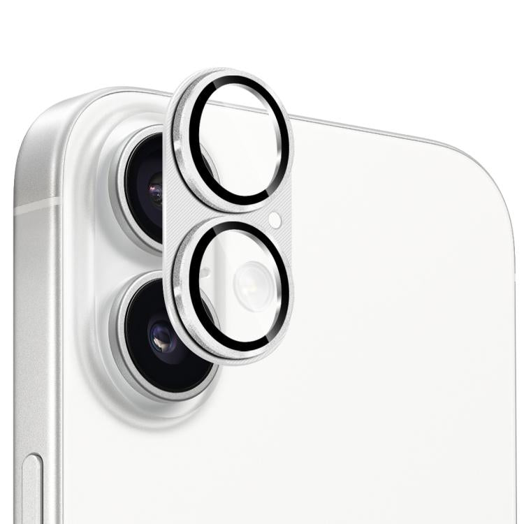 Film de protection d'objectif en verre trempé en alliage d'aluminium texturé ENKAY CD, pour iPhone 17
