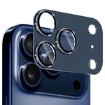 Film de protection d'objectif en verre trempé en alliage d'aluminium texturé ENKAY CD, pour iPhone 17 Pro Max, pour iPhone 17 Pro