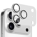Film de protection d'objectif en verre trempé en alliage d'aluminium texturé ENKAY CD, pour iPhone 17 Pro Max, pour iPhone 17 Pro
