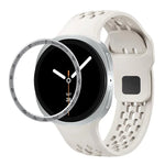 Cadran rapide et bracelet de montre en silicone à boucle inversée noire, pour Samsung Galaxy Watch8 44mm, pour Samsung Galaxy Watch8 40mm