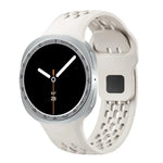 Cadran rapide et bracelet de montre en silicone à boucle inversée noire, pour Samsung Galaxy Watch8 44mm, pour Samsung Galaxy Watch8 40mm
