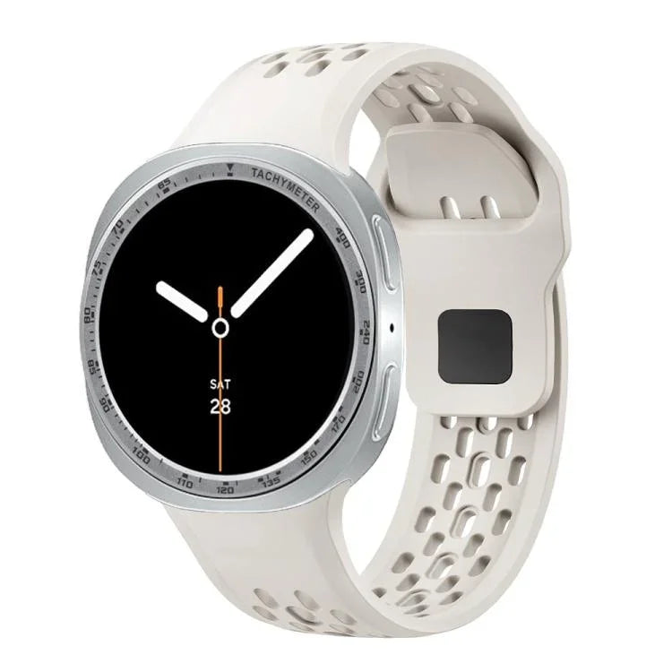 Cadran rapide et bracelet de montre en silicone à boucle inversée noire, pour Samsung Galaxy Watch8 44mm, pour Samsung Galaxy Watch8 40mm