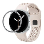 Cadran rapide et bracelet de montre en silicone à boucle inversée noire, pour Samsung Galaxy Watch8 44mm, pour Samsung Galaxy Watch8 40mm