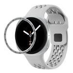 Cadran rapide et bracelet de montre en silicone à boucle inversée noire, pour Samsung Galaxy Watch8 44mm, pour Samsung Galaxy Watch8 40mm