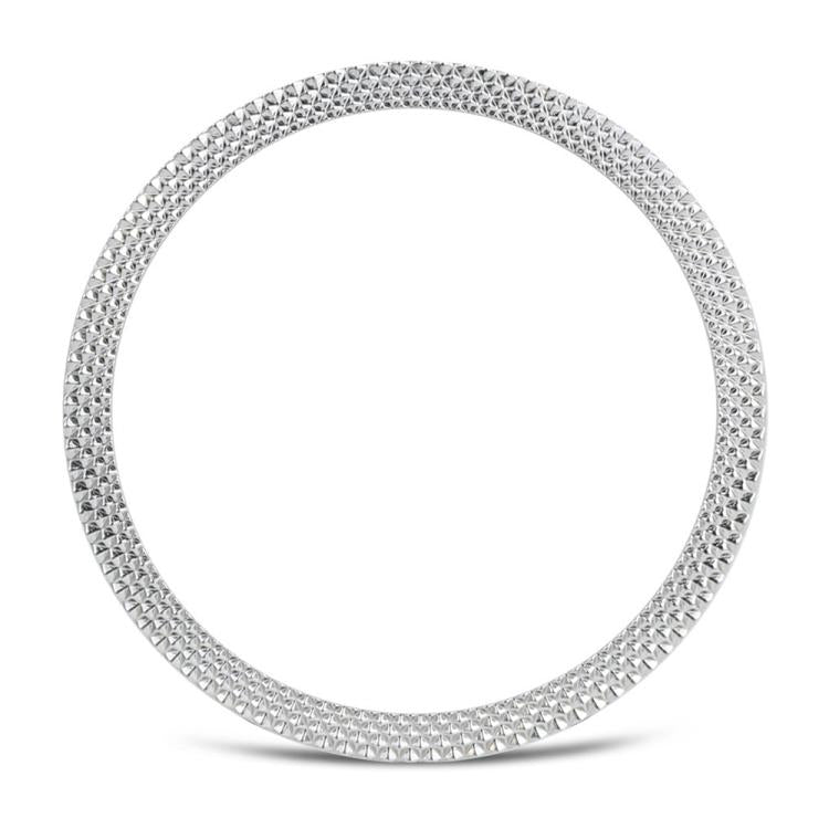 Lunette à texture losanges et bracelet de montre en silicone cousu de couleur unie, pour Samsung Galaxy Watch8 44 mm, pour Samsung Galaxy Watch8 40 mm