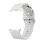 Lunette à texture losanges et bracelet de montre en silicone cousu de couleur unie, pour Samsung Galaxy Watch8 44 mm, pour Samsung Galaxy Watch8 40 mm