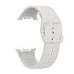 Lunette à texture losanges et bracelet de montre en silicone cousu de couleur unie, pour Samsung Galaxy Watch8 44 mm, pour Samsung Galaxy Watch8 40 mm