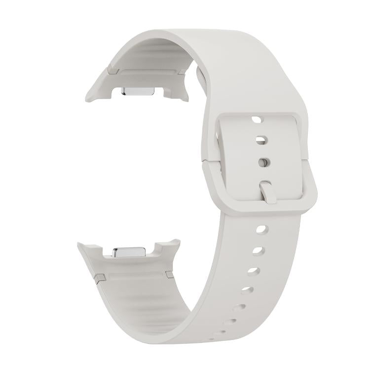 Lunette à texture losanges et bracelet de montre en silicone cousu de couleur unie, pour Samsung Galaxy Watch8 44 mm, pour Samsung Galaxy Watch8 40 mm