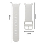 Lunette à texture losanges et bracelet de montre en silicone cousu de couleur unie, pour Samsung Galaxy Watch8 44 mm, pour Samsung Galaxy Watch8 40 mm