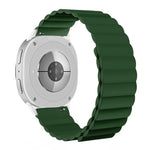 Bracelet de montre magnétique en silicone, pour Samsung Galaxy Watch8 / Watch8 Classic