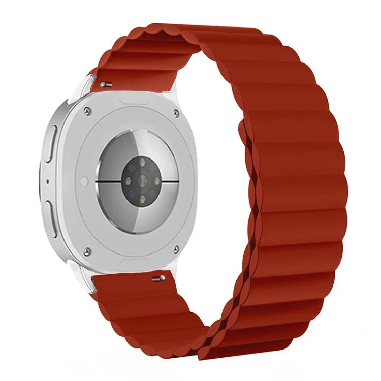 Bracelet de montre magnétique en silicone, pour Samsung Galaxy Watch8 / Watch8 Classic