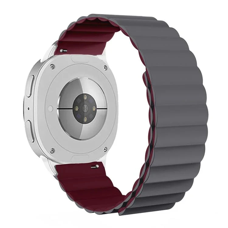 Bracelet de montre magnétique en silicone, pour Samsung Galaxy Watch8 / Watch8 Classic