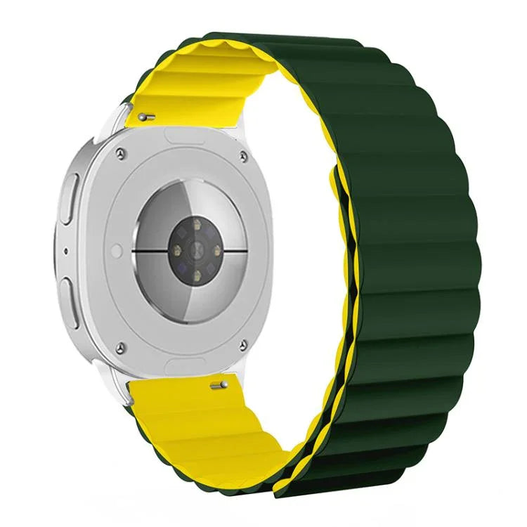 Bracelet de montre magnétique en silicone, pour Samsung Galaxy Watch8 / Watch8 Classic