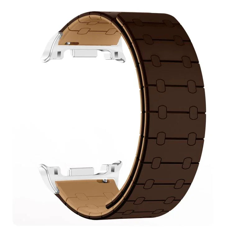 Bracelet de montre en silicone magnétique bicolore, pour Samsung Galaxy Watch8 / Watch8 Classic