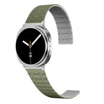 Bracelet de montre en silicone magnétique bicolore, pour Samsung Galaxy Watch8 / Watch8 Classic