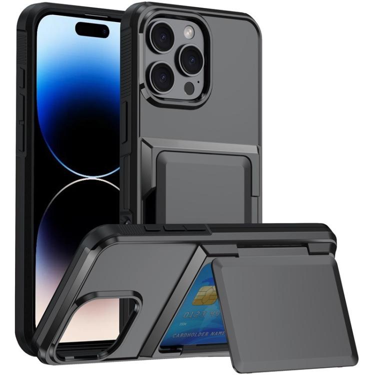 Étui de Téléphone Antichoc Kalebol Flip Card Wallet, Pour iPhone 17 Pro Max, Pour iPhone 17 Pro, Pour iPhone 17, Pour iPhone Air, Pour iPhone 16 Pro Max, Pour iPhone 16 Pro, Pour iPhone 16 Plus, Pour iPhone 16