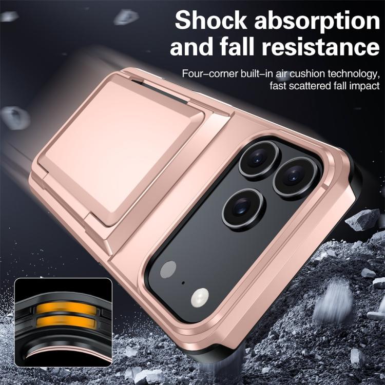 Étui de Téléphone Antichoc Kalebol Flip Card Wallet, Pour iPhone 17 Pro Max, Pour iPhone 17 Pro, Pour iPhone 17, Pour iPhone Air, Pour iPhone 16 Pro Max, Pour iPhone 16 Pro, Pour iPhone 16 Plus, Pour iPhone 16