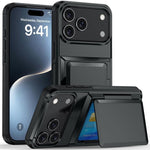 Étui de Téléphone Antichoc Kalebol Flip Card Wallet, Pour iPhone 17 Pro Max, Pour iPhone 17 Pro, Pour iPhone 17, Pour iPhone Air, Pour iPhone 16 Pro Max, Pour iPhone 16 Pro, Pour iPhone 16 Plus, Pour iPhone 16