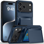 Étui de Téléphone Antichoc Kalebol Flip Card Wallet, Pour iPhone 17 Pro Max, Pour iPhone 17 Pro, Pour iPhone 17, Pour iPhone Air, Pour iPhone 16 Pro Max, Pour iPhone 16 Pro, Pour iPhone 16 Plus, Pour iPhone 16