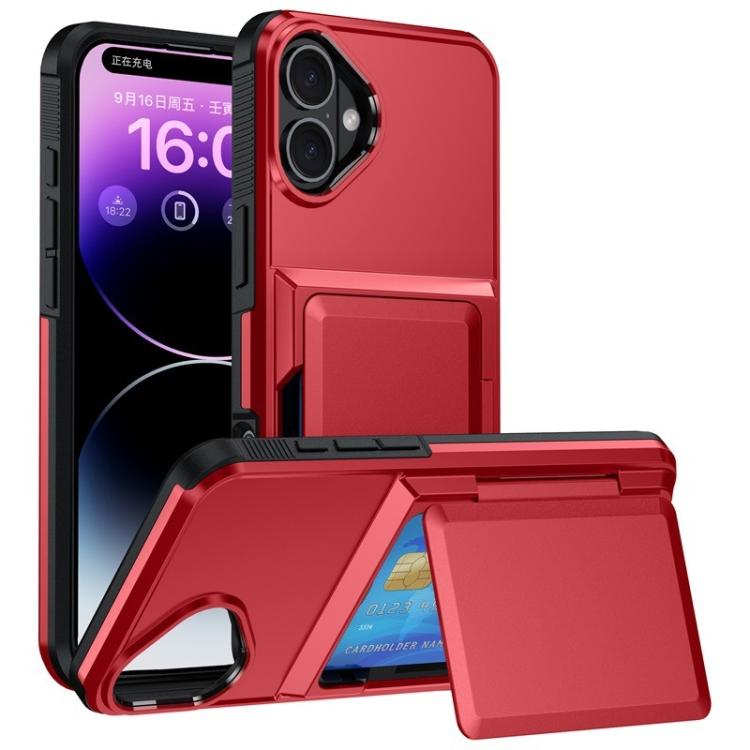 Étui de Téléphone Antichoc Kalebol Flip Card Wallet, Pour iPhone 17 Pro Max, Pour iPhone 17 Pro, Pour iPhone 17, Pour iPhone Air, Pour iPhone 16 Pro Max, Pour iPhone 16 Pro, Pour iPhone 16 Plus, Pour iPhone 16