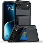 Étui de Téléphone Antichoc Kalebol Flip Card Wallet, Pour iPhone 17 Pro Max, Pour iPhone 17 Pro, Pour iPhone 17, Pour iPhone Air, Pour iPhone 16 Pro Max, Pour iPhone 16 Pro, Pour iPhone 16 Plus, Pour iPhone 16