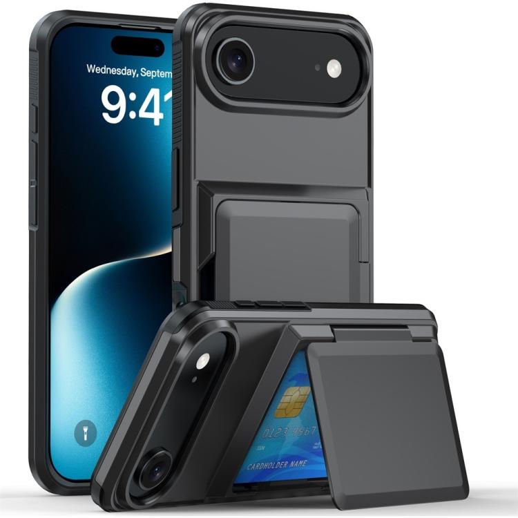Étui de Téléphone Antichoc Kalebol Flip Card Wallet, Pour iPhone 17 Pro Max, Pour iPhone 17 Pro, Pour iPhone 17, Pour iPhone Air, Pour iPhone 16 Pro Max, Pour iPhone 16 Pro, Pour iPhone 16 Plus, Pour iPhone 16