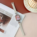 Bracelet de montre magnétique en silicone avec nœud papillon, pour Apple Watch 46 mm / 49 mm / 45 mm / 44 mm et Apple Watch 42 mm / 41 mm / 40 mm / 38 mm.