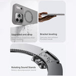 Coque de téléphone magnétique rotative Kalebol MagSafe, Pour iPhone 17 Pro Max, Pour iPhone 17 Pro, Pour iPhone 17, Pour iPhone Air, Pour iPhone 16 Pro Max, Pour iPhone 16 Pro, Pour iPhone 16 Plus, Pour iPhone 16