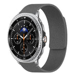 Bracelet de montre en silicone magnétique doux texturé Litchi, Pour Samsung Galaxy Watch Ultra 47mm / Ultra 2025, Pour Samsung Galaxy Watch8 / 8 Classic