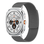 Bracelet de montre en silicone magnétique doux texturé Litchi, Pour Samsung Galaxy Watch Ultra 47mm / Ultra 2025, Pour Samsung Galaxy Watch8 / 8 Classic