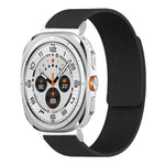 Bracelet de montre en silicone magnétique doux texturé Litchi, Pour Samsung Galaxy Watch Ultra 47mm / Ultra 2025, Pour Samsung Galaxy Watch8 / 8 Classic