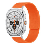 Bracelet de montre en silicone magnétique doux texturé Litchi, Pour Samsung Galaxy Watch Ultra 47mm / Ultra 2025, Pour Samsung Galaxy Watch8 / 8 Classic