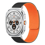 Bracelet de montre en silicone magnétique doux texturé Litchi, Pour Samsung Galaxy Watch Ultra 47mm / Ultra 2025, Pour Samsung Galaxy Watch8 / 8 Classic