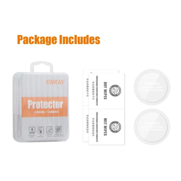 2x ENKAY Film de protection d'écran en verre trempé 9H de 0,2 mm, pour Nothing CMF Watch 3 Pro