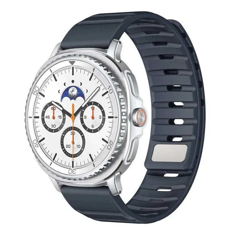 Bracelet de montre magnétique en silicone Norman, pour Samsung Galaxy Watch8 / Watch8 Classic