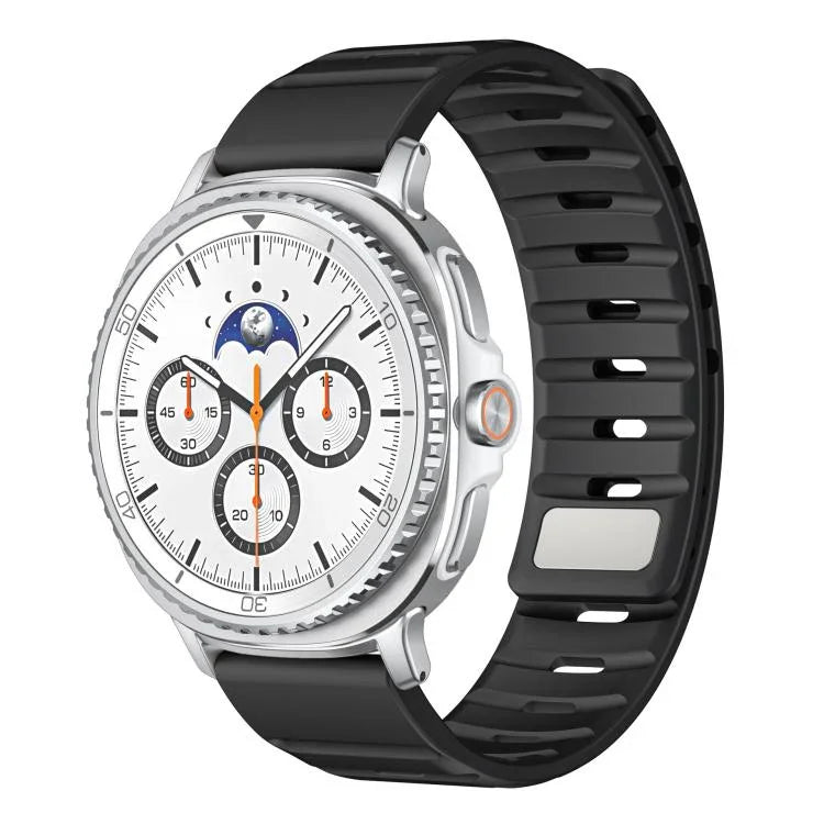Bracelet de montre magnétique en silicone Norman, pour Samsung Galaxy Watch8 / Watch8 Classic