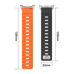 Bracelet de montre magnétique en silicone Norman, pour Samsung Galaxy Watch8 / Watch8 Classic